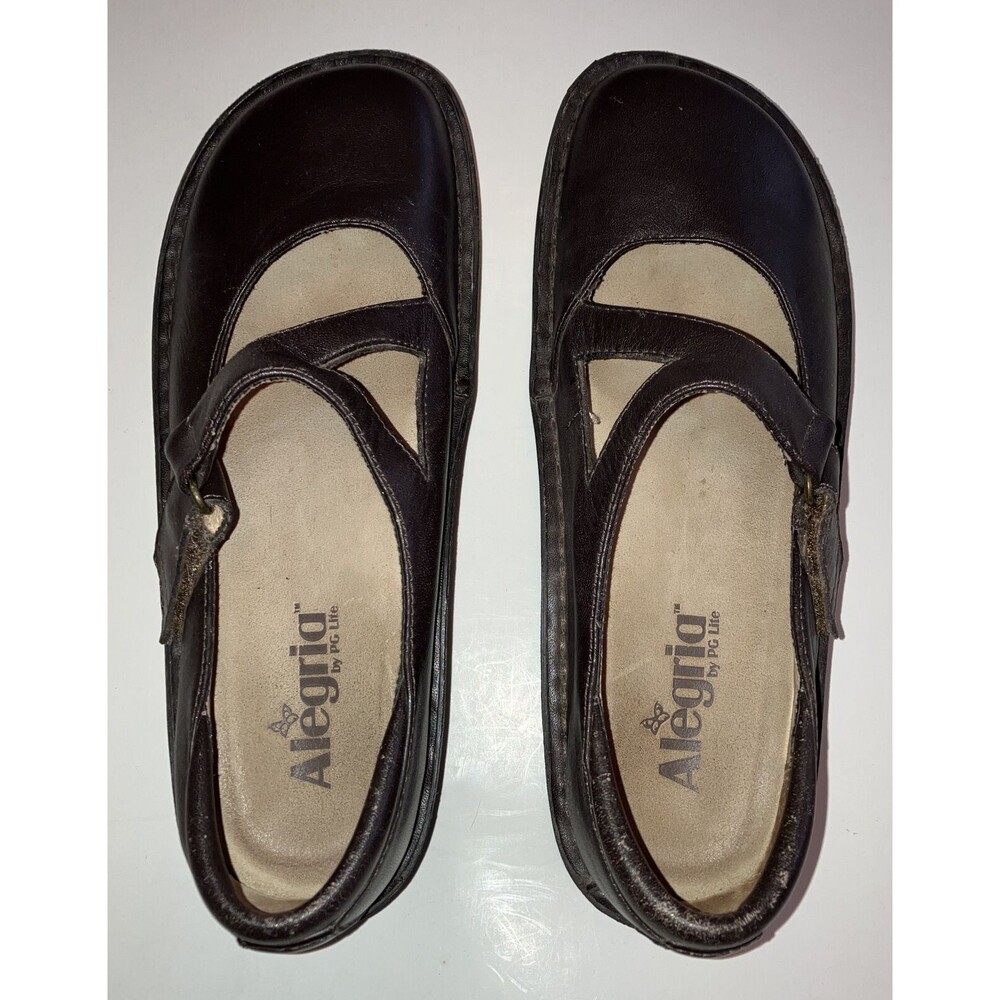 Women’s Alegria Shoe Day-602 Mary Jane Brown Size 39 Nurse Shoes 110425 Comfort